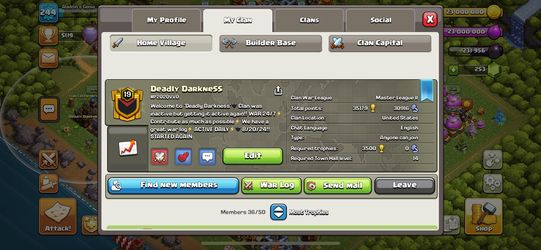 Clash Of Clans Clan