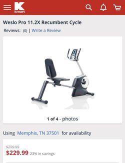 Weslo Pro 11.2X Recumbent Cycle for Sale in Simpsonville SC OfferUp