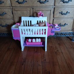 Doll Crib 3in 1  With Mobile 