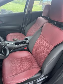 Burgundy Leather Seat Covers