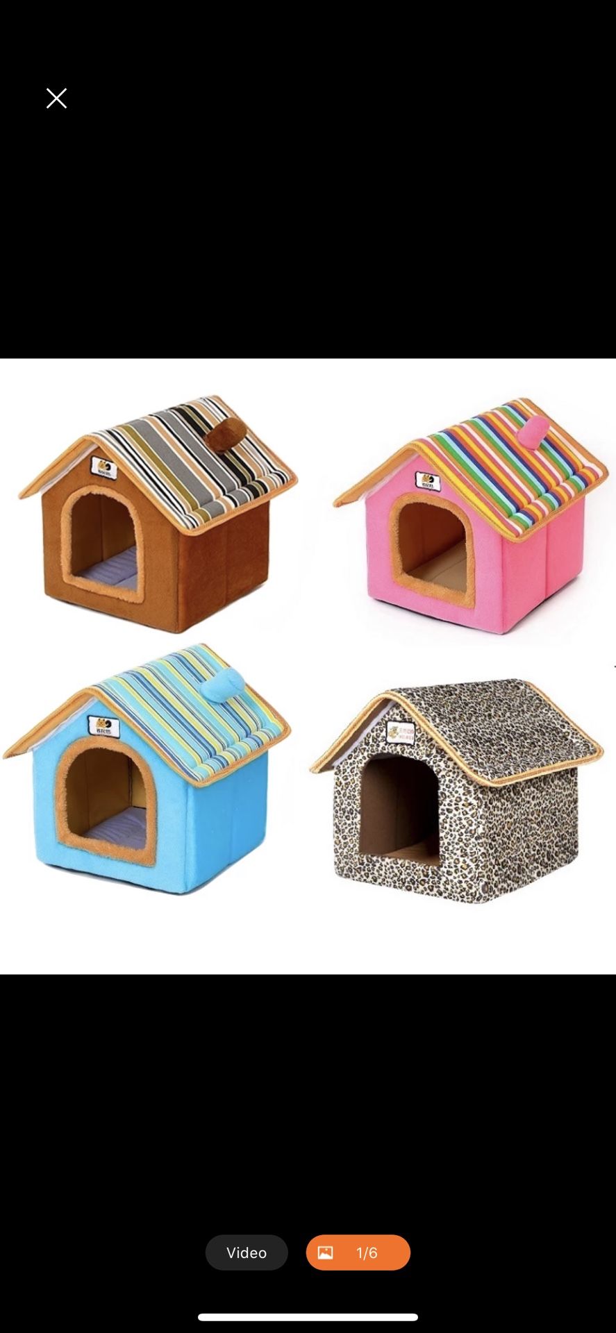 OEM washable/Foldable luxury indoor Dog/Cat house.
