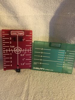 Hilti Laser Card