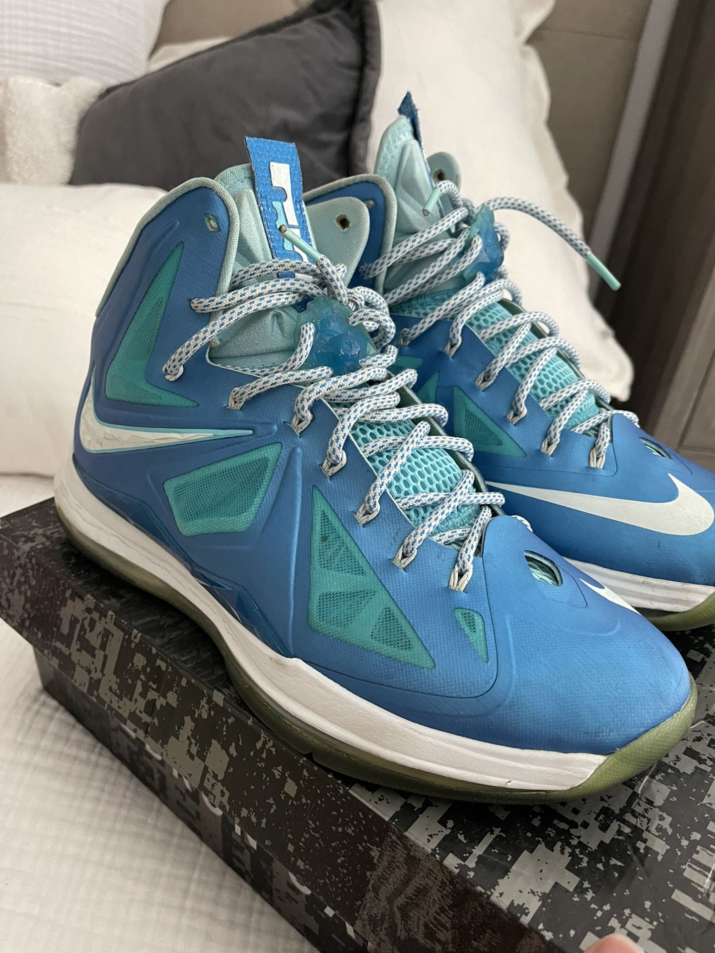 Lebron 10 “Blue diamond” size 10.5 LeBron 10+ Sport Pack  main image 3