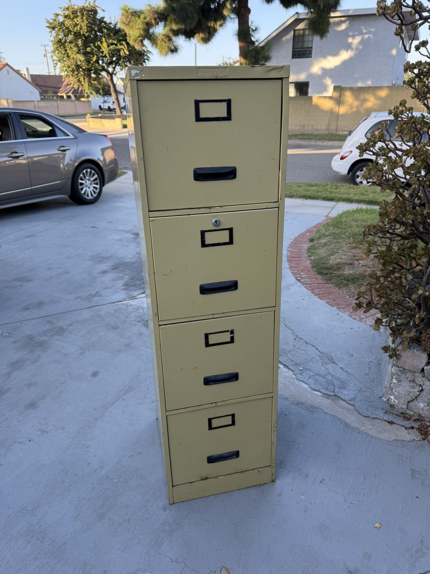 4-Drawer Steel Filing Cabinet – Art Steel Co. (Century 18)