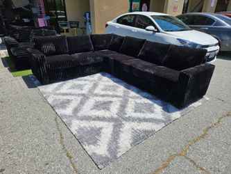 Brand New Sectional Corduroy Fabric Last One Floor Model $599