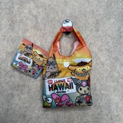 Love Hawaii SANRIO Reusable Tote Bag Hello Kitty Limited Aloha 🤙 BNWT (2)