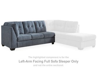 Marleton Denim LAF Full Sofa Sleeper 5530310