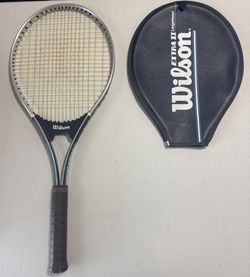 Wilson Extra II Largehead Tennis Racquet 4 1/2 Grip With Cover