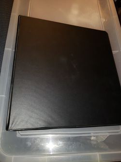 Black binder