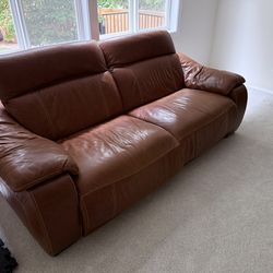 Recliner Sofa – Italian Premium Leather, Great Value