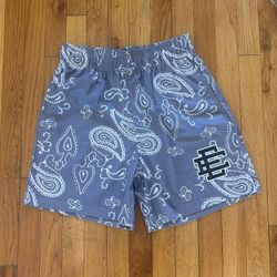 Eric Emanuel Shorts - Grey Paisley 