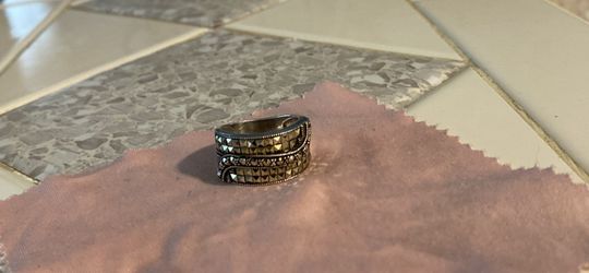 925 Silver Marcasite Ring Size 7