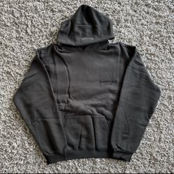 Black Essential Hoodie 