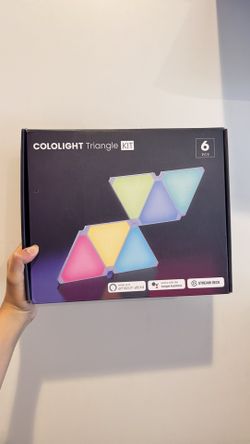 9 pcs Cololight Triangle RGB Wall Lights