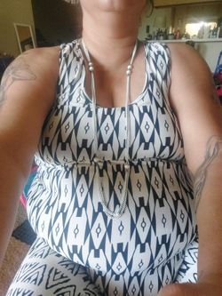 Nice Long White Chain Necklace