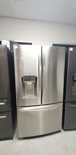 LG French Door Fridge – Stainless, Ice & Water, Clean