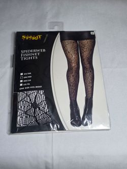 Spirit Spiderweb Fishnet Tights.  Size Small/ medium