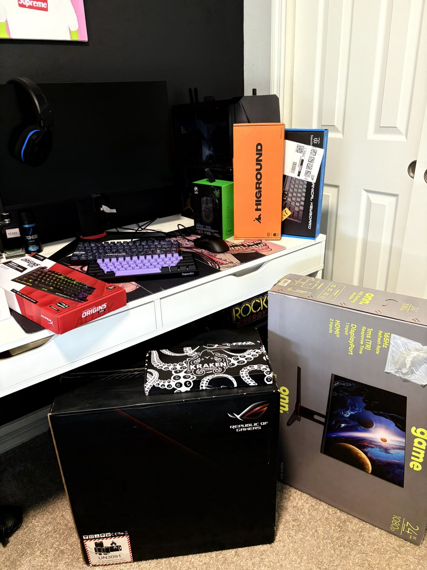 Gaming Pc And keyboard And Mouse