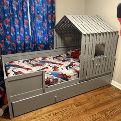 kids double twin bed 