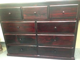 9 drawer dresser cherry