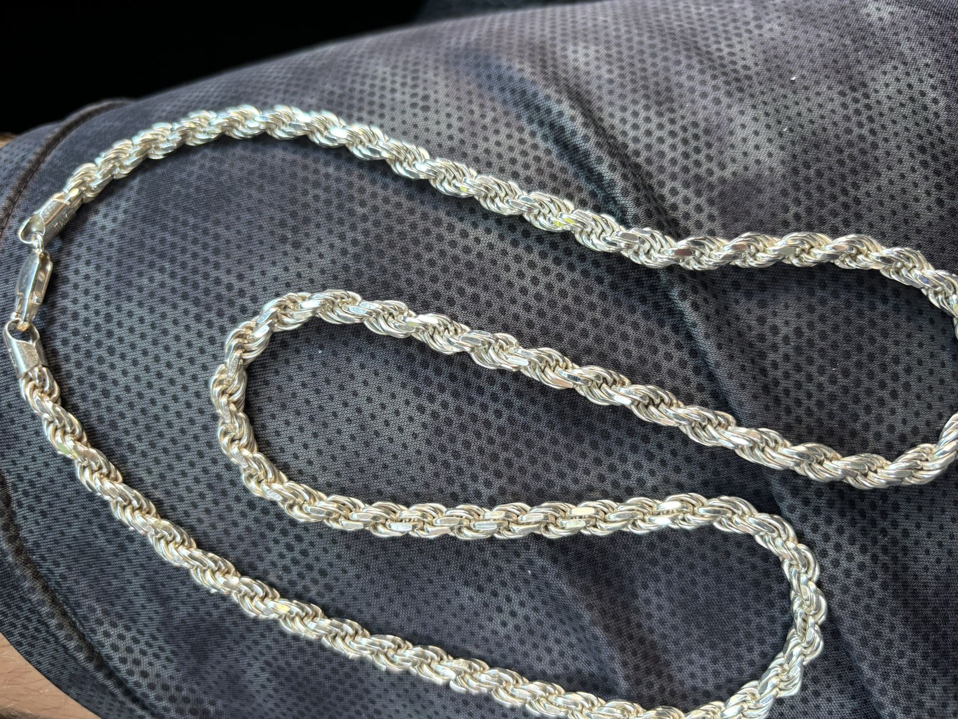 Men’s Silver Chain 26 In
