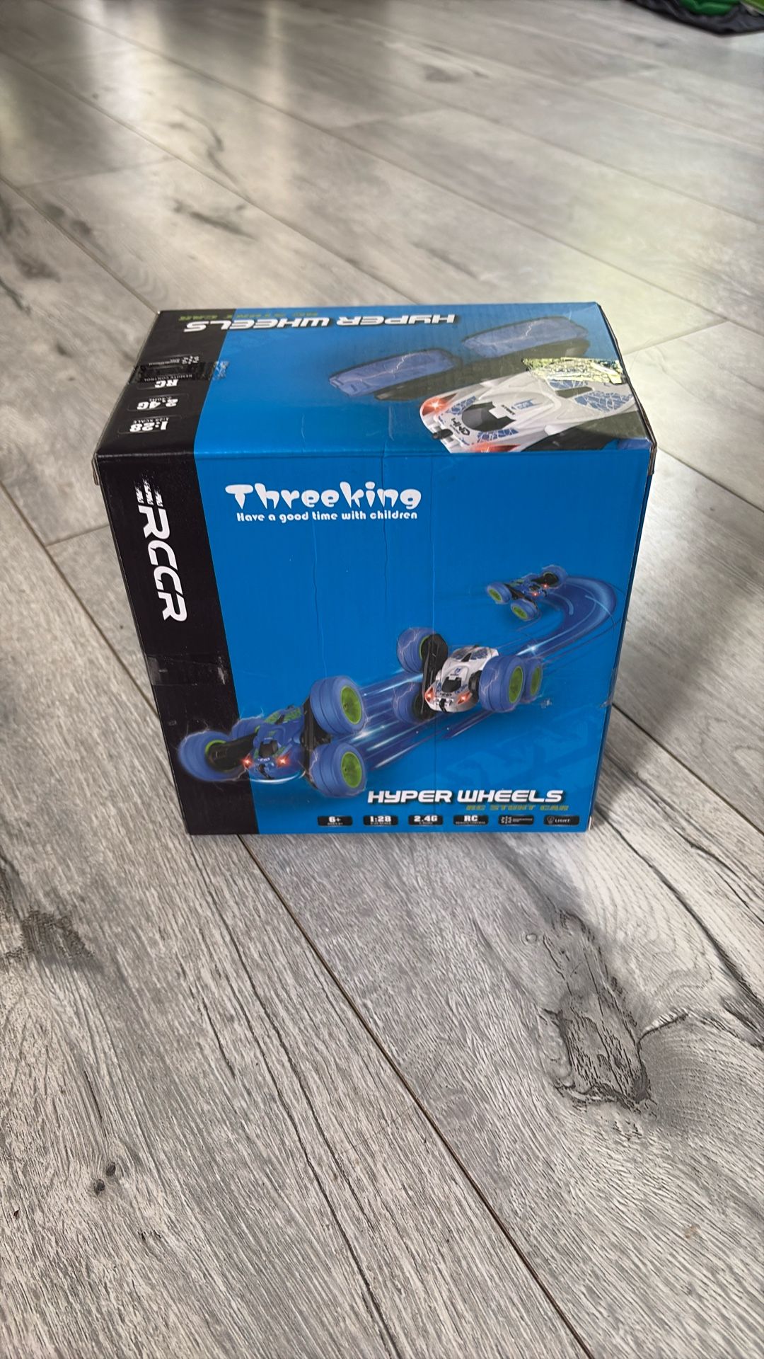 Brand New, Unopened Box: Threeking Hyper Wheels RC Stunt Car