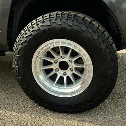 17X9 LOCK OFFROAD BAJA WHEELS AND TIRES 285 70 17 FALKEN AT