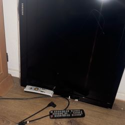 Samsung 40 Inch Tv And 2 Remotes