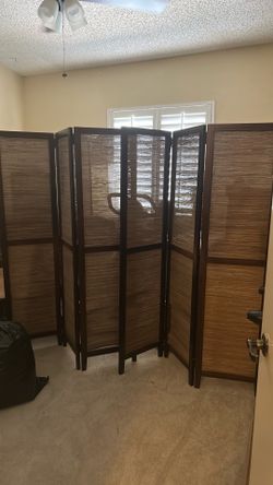 Set of 2 room divider panels