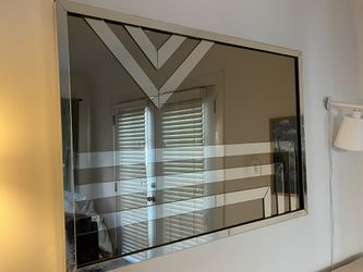 Vintage Art Deco Wall Mirror