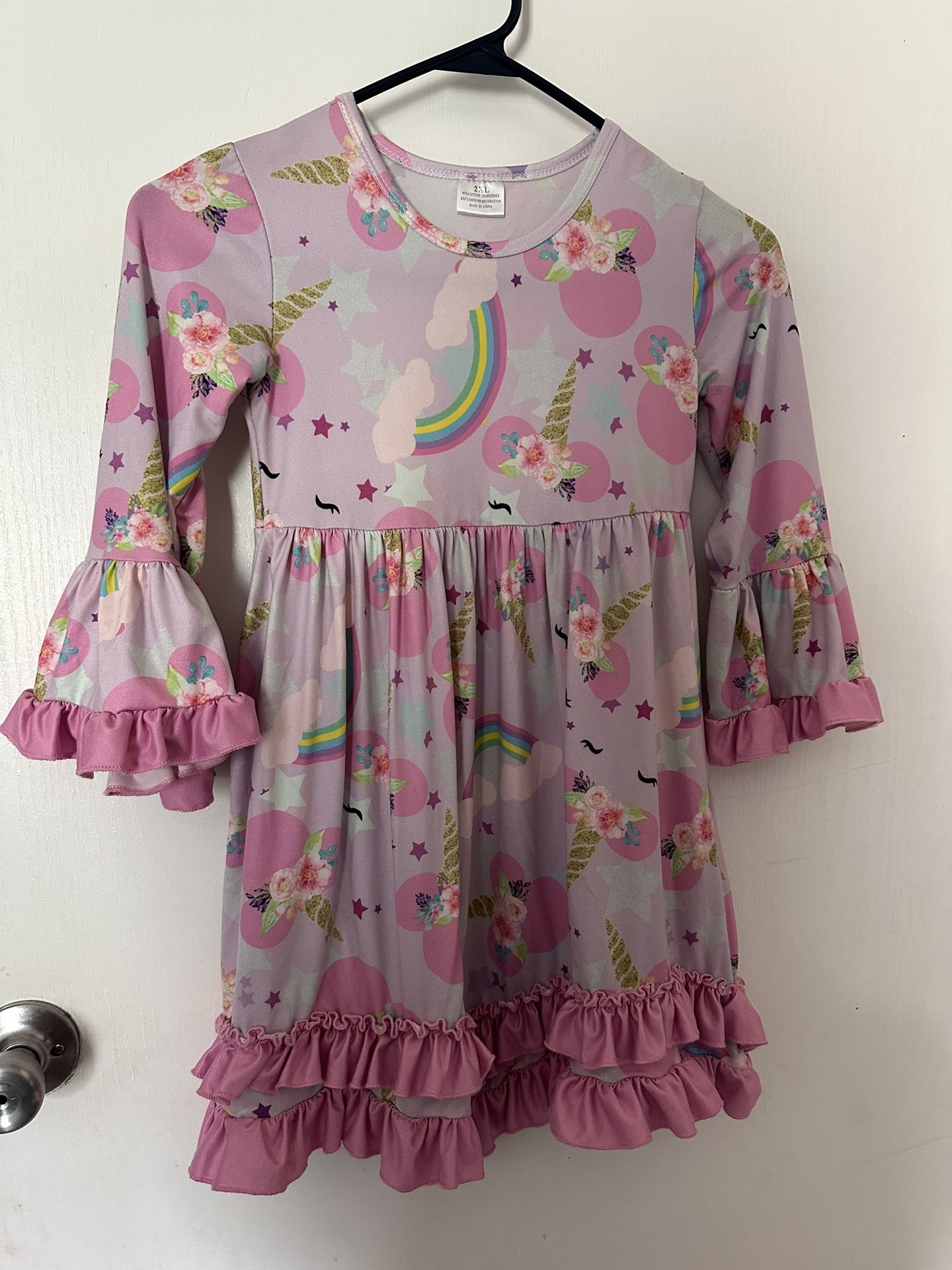 Girls Size 7 Unicorn Dress