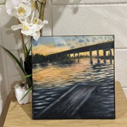 Hand-painted, 12 X 12, Oil Painting.