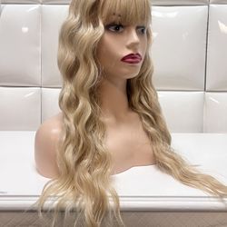 Synthetic Blonde Wig- Long Curly Hair Wig- Brand New $40 - Peluca Rubia Rizada Nueva
