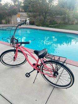 Beautiful Pink Cruiser Bike