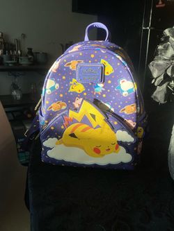 Loungefly Pokemon Sleeping Pikachu and Friends Mini Backpack