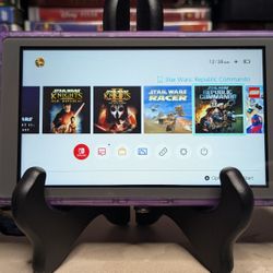 Nintendo Switch Lite With Custom Purple Shell