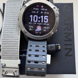 Garmin Fenix 6 Sapphire Titanium 47mm