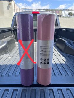 NEW PINK Yoga Mat Extra Thick 1/3'' Non Slip Yoga Mats, Eco Friendly TPE Fitness Exercise Mat w/Carrying Sling & Storage Bag