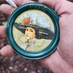 CocaCola Tin Coaster Rare Vintage