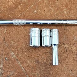 Duralast 1/4" Drive Sockets & Extension