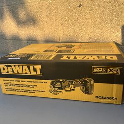DEWALT XTREME 12V MAX Brushless Cordless Oscillating Multi-Tool Kit (DCS356C1 new