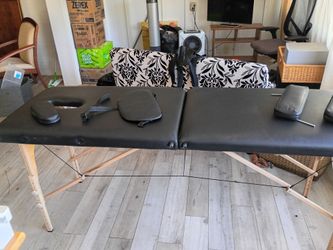 Portable massage table