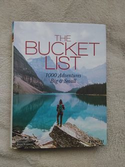 New Hardcover Bucket List Book