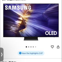 SAMSUNG 55-Inch Class OLED S90F 4K Smart TV (2025 Model) NQ4 AI Gen3 Processor, 4K AI Upscaling Pro, OLED HDR +, Motion Xcelerator 144Hz, Samsung Visi