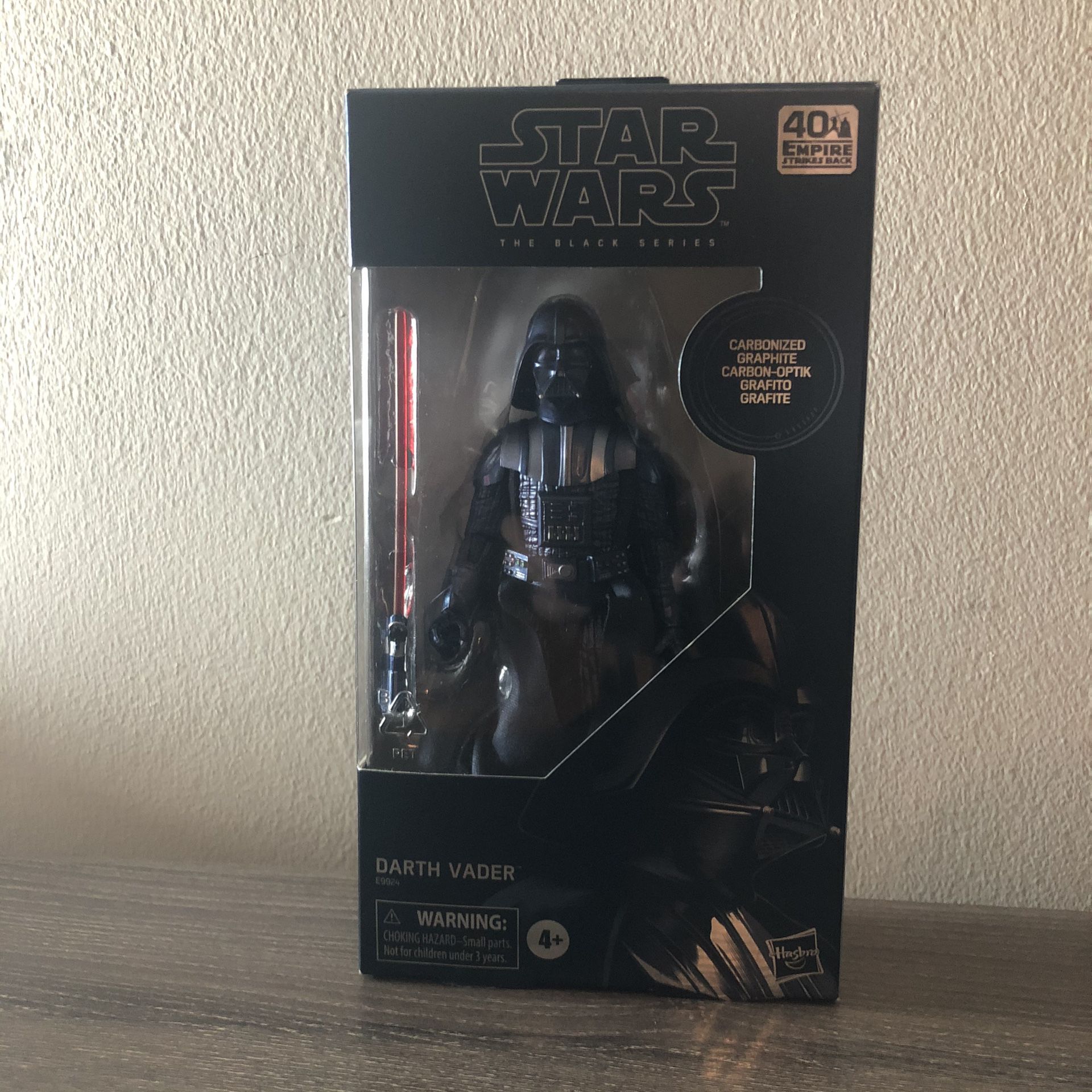 Star Wars The Black Series Carbonized Collection Darth Vader Toy 6 Inch Scale - Amazon Exclusive - New! Sealed!