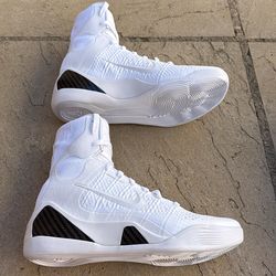 New Nike Kobe 9 elite protro halo triple white shoes Men’s 9