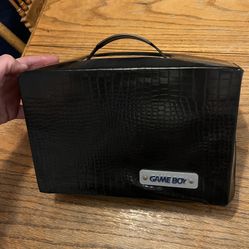 Nintendo GameBoy Alligator Skin Leather Original Case 
