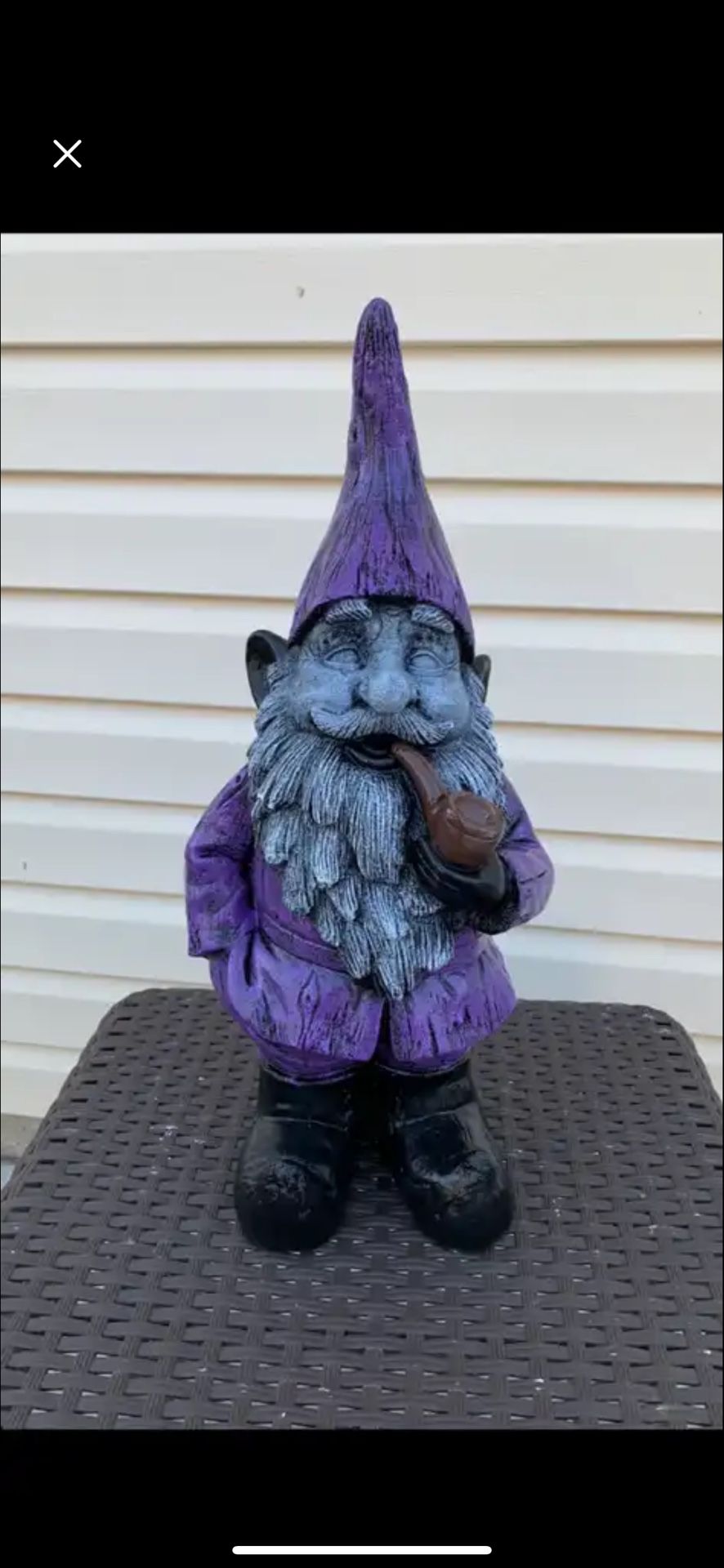 The Purple Gnome Smoking Pipe