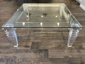 Lucite premium acrylic coffee table