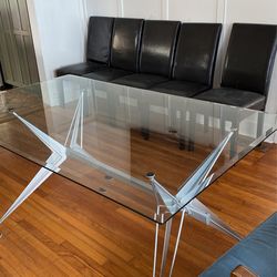 Glass Table And Chairs